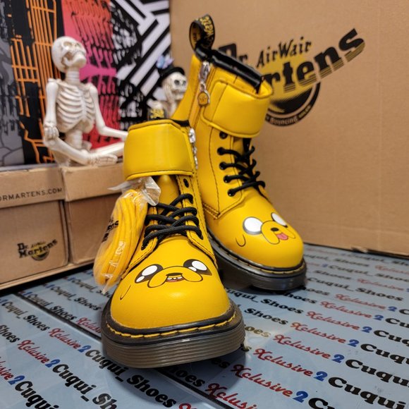 Dr. Martens / 1460 (Juniors) Adventure Time Jake / Brand New!! - Picture 3 of 14